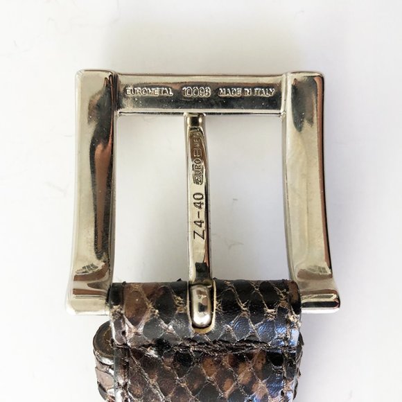 Vintage Western Glam Lizard Rhinestone 90's belt / Unisex - Picture 5 of 7